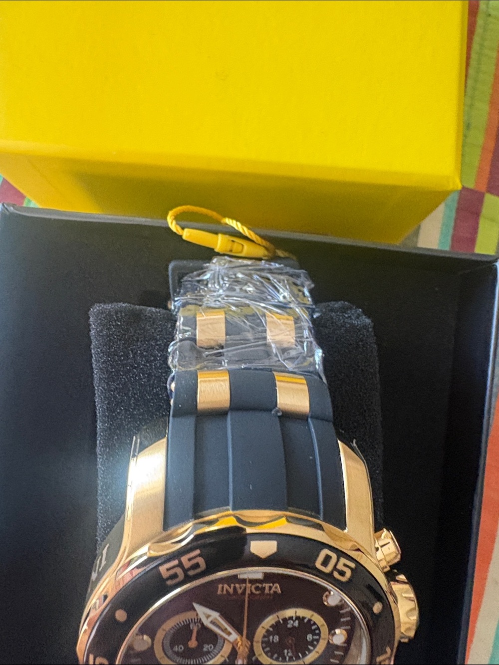 Sale today New Invicta Pro Diver SCUBA
Men's Watch - 48mm, Gold, Black - Picture 5 of 16